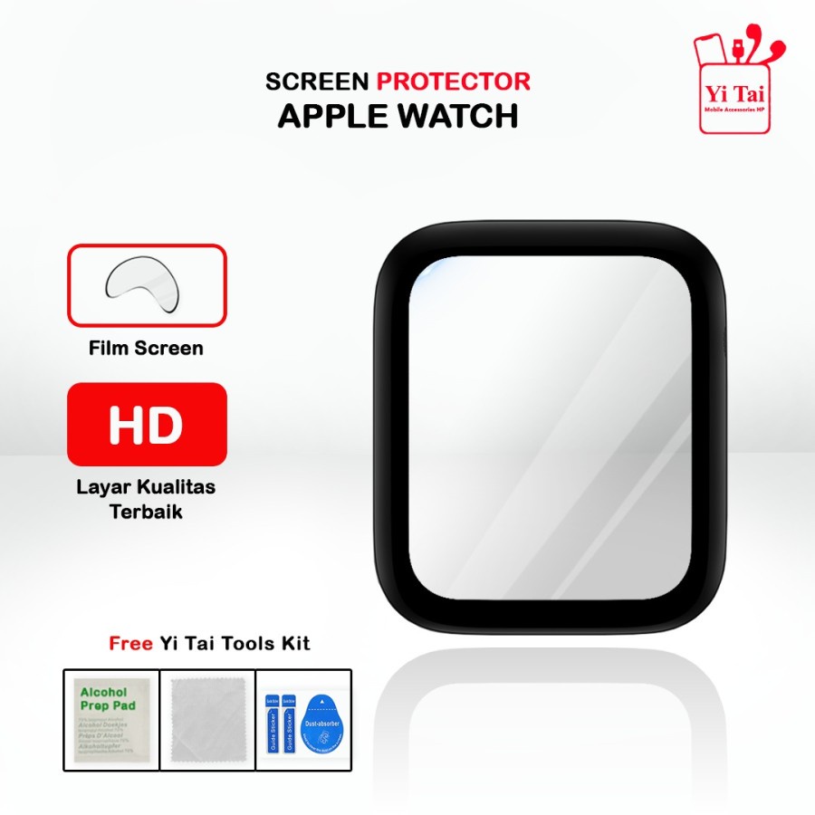 TEMPERED GLASS NANO YI TAI APPLE WATCH ALL SERIES 38MM 40MM 42MM 44MM PELINDUNG LAYAR - BD