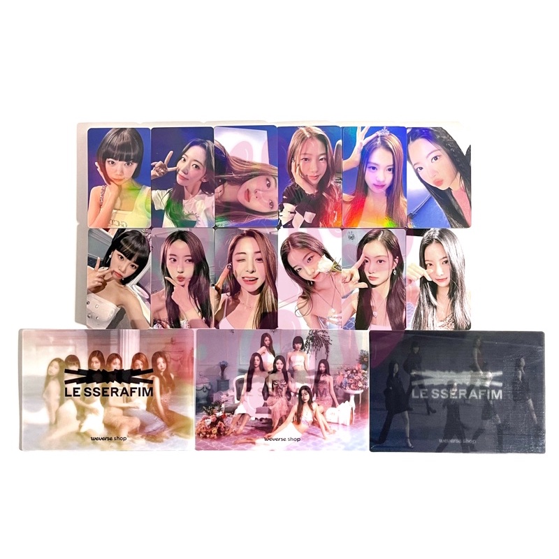 [SHARING] LE SSERAFIM Fearless POB WVGlobal Lenticular | Pre Order Benefit Weverse Shop