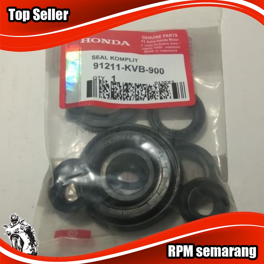 SEAL KOMPLIT ASSY OLI SEAL SET OIL HONDA VARIO BEAT SCOOPY KARBU Original  KVB - Mph004912