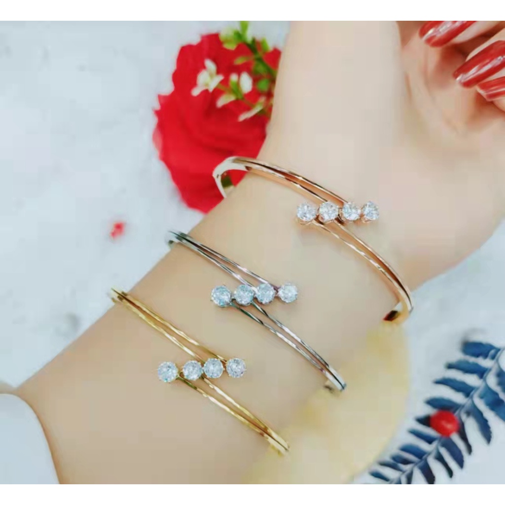 Gelang Titanium Permata Perhiasan 1203