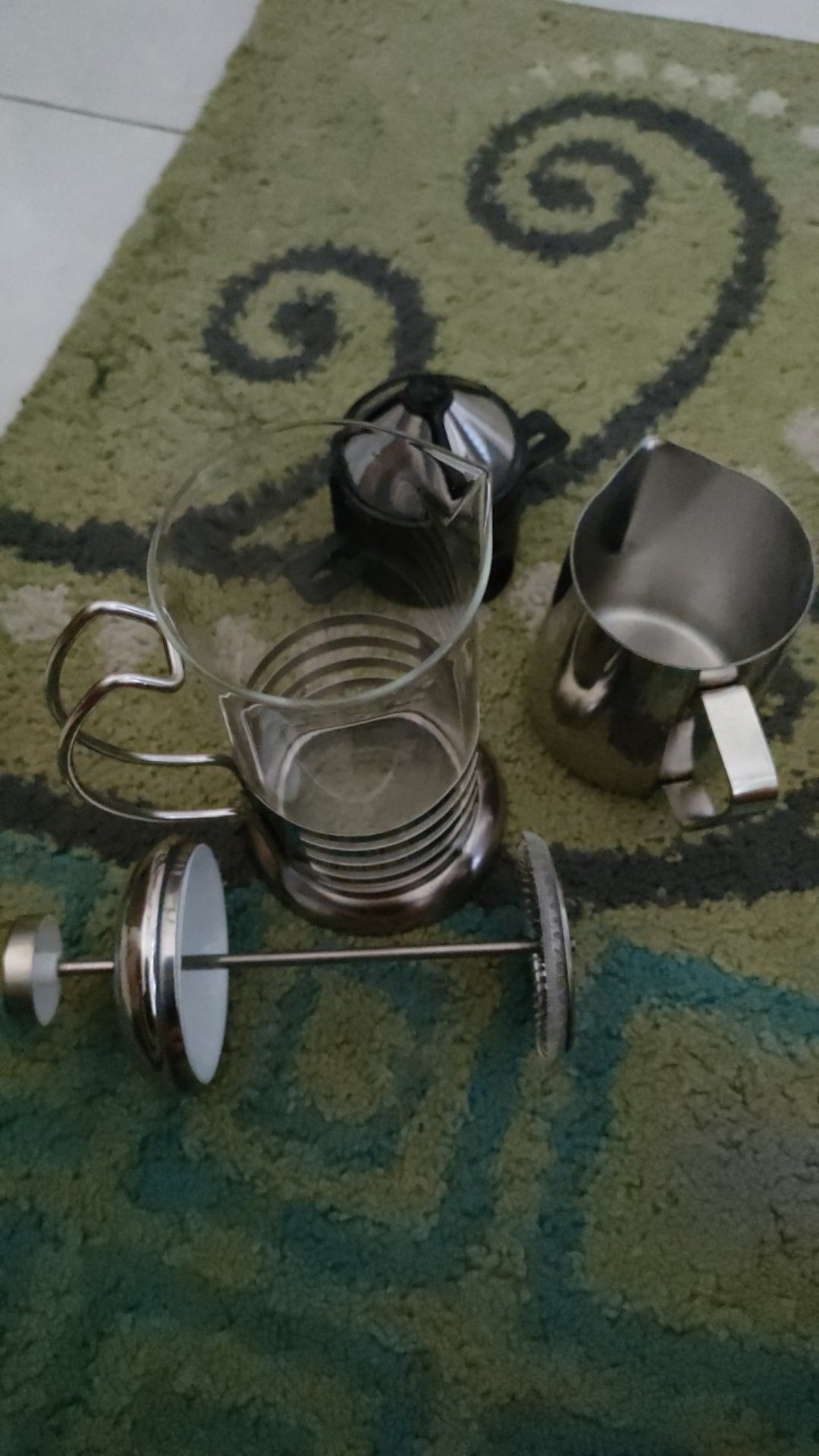 French Press Plunger Coffee Maker Alat Pembuat Peralatan Teko Seduh Kopi Filter Stainless Steel