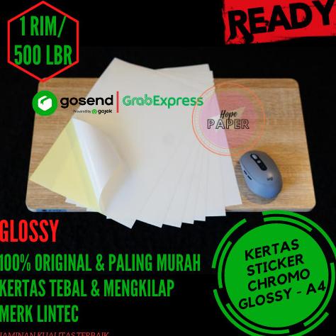 

KERTAS STIKER CHROMO GLOSSY A4 - 500 LEMBAR / KERTAS STIKER CROMO XBV5615EA