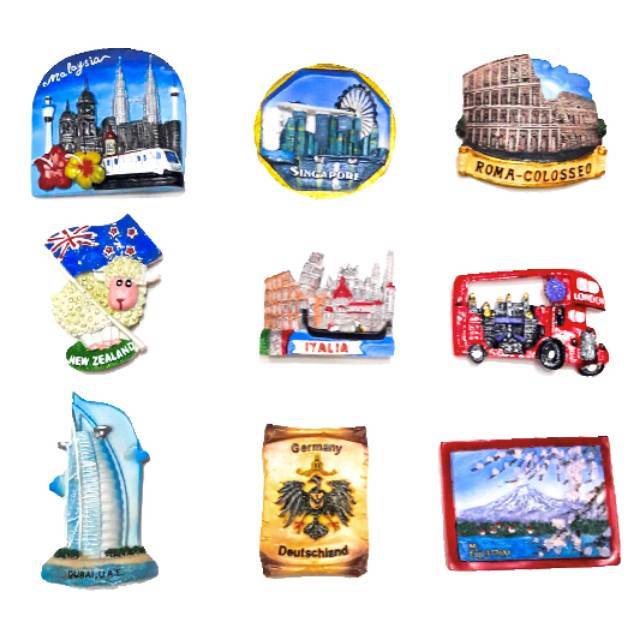 Magnet kulkas dunia semua negara ada disini