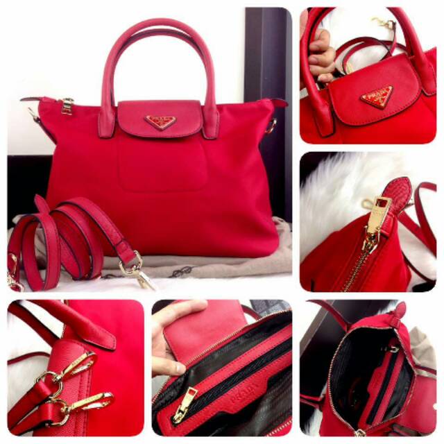 Prada Tessuto Saffiano Nylon Bag #BZ2016