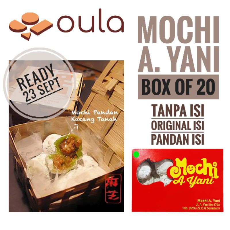 Mochi Ahmad Yani Sukabumi Ready 23 Sept Jadetabek Instant Sameday