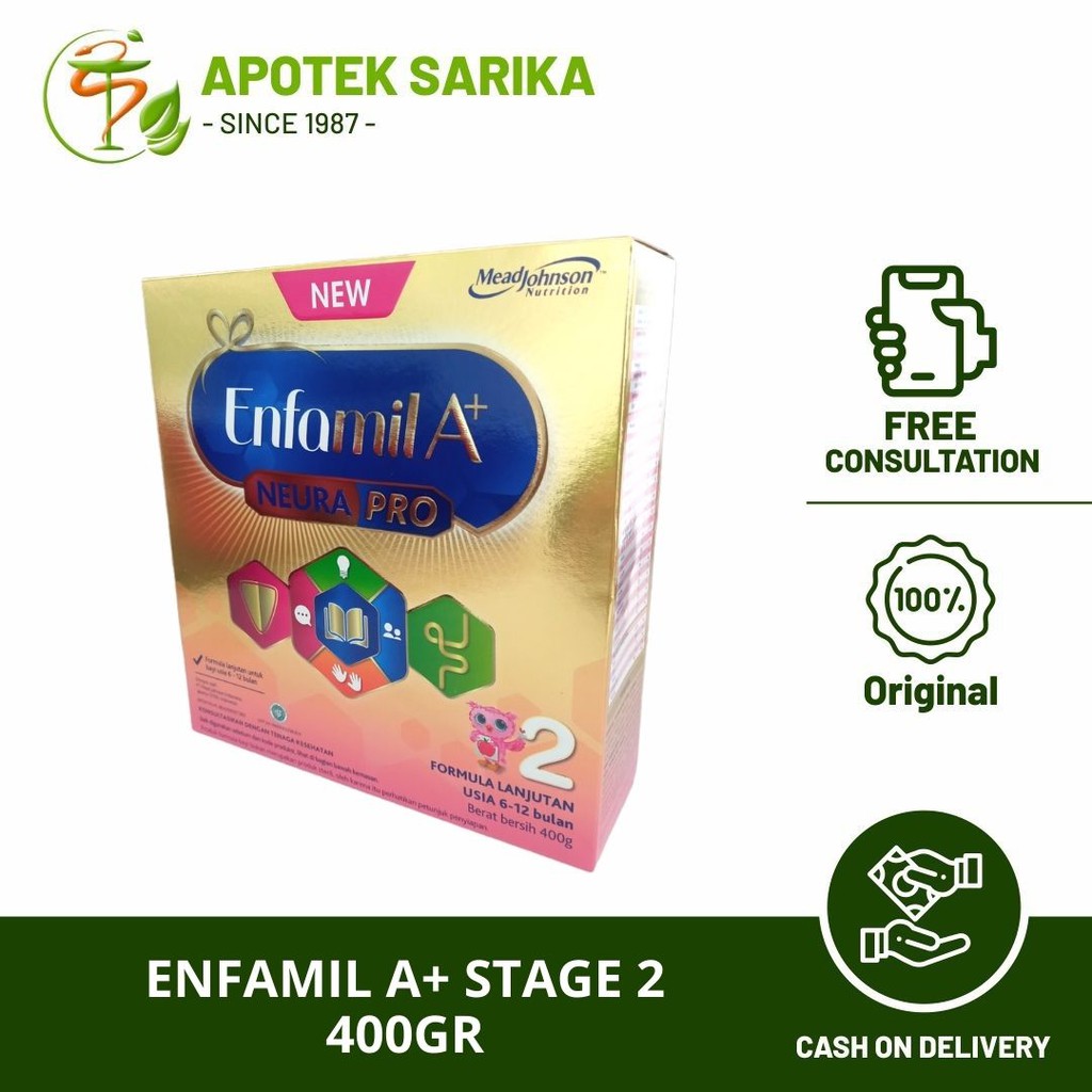 

Enfamil A+ neura pro 2 400gr (susu tumbuh kembang bayi usia 6-12 bulan)