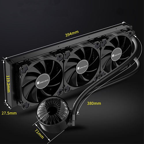 JONSBO TW5-360 JELLYFISH ARGB Liquid Cooling Radiator CPU