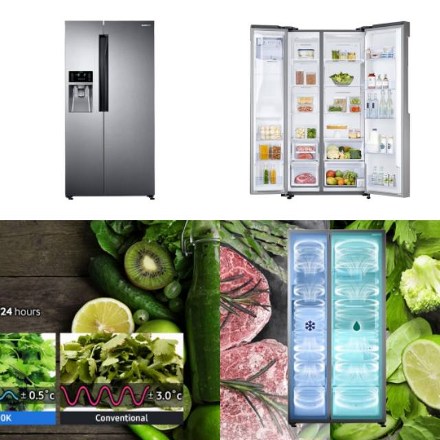 Samsung Kulkas Water Dispenser RS58K6407S8-SE- ICE MAKER
DIGITAL INVERTER SMART SENSOR