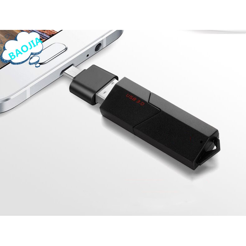 Adaptor Konektor Mini Micro - USB 2.0 OTG untuk Android