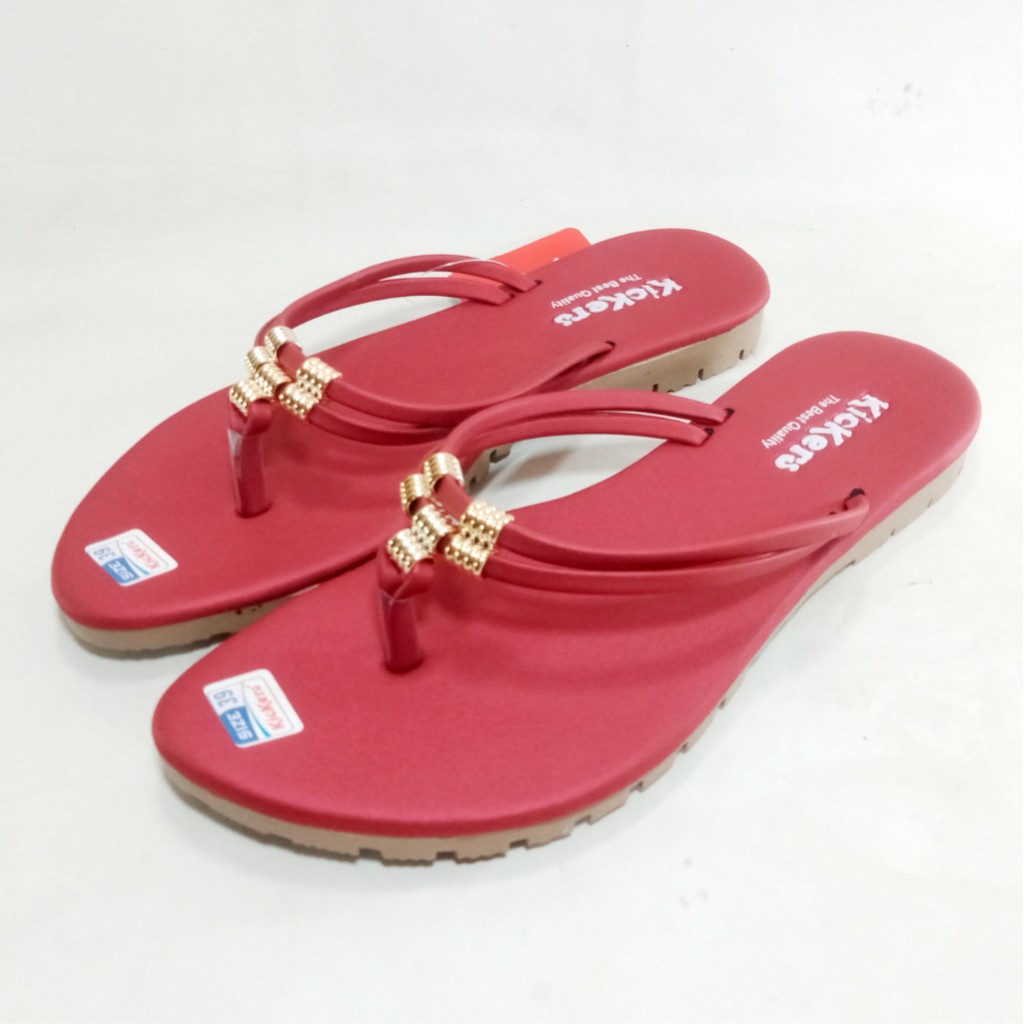 Kickers SLD 03 Sandal Jepit Flat Wanita Size 37-40