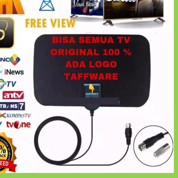 ➻ Antena Tv Indoor Led Super Jernih Dalam Ruangan Original Tabung DVB-T2 4K High Gain 25dB Indor Ori