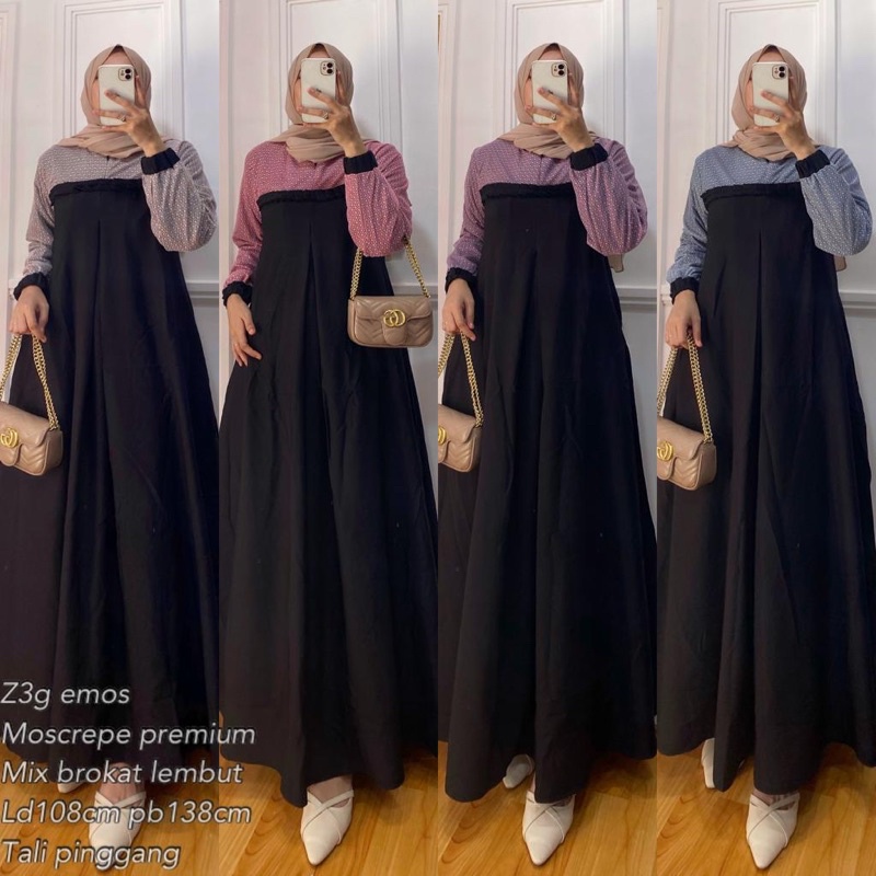 Gamis Emos Premium 093✨