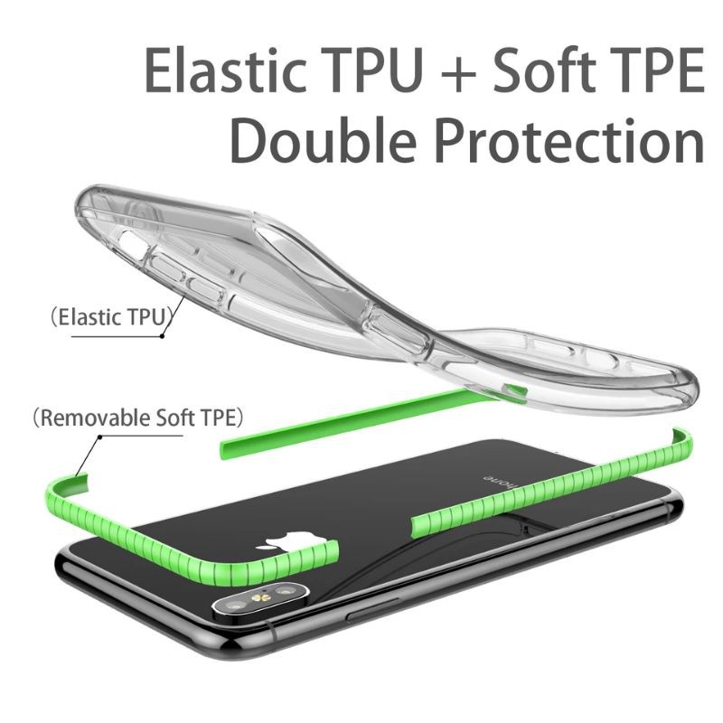 TPU Transparant List Bumper 8W XIAOMI REDMI 8/8A/9A/C/REDMI NOTE 4X/8/8 PRO/VIVO Y12/Y15/Y17/Y20/Y20S/Y30/Y50/Y91/Y95/V20