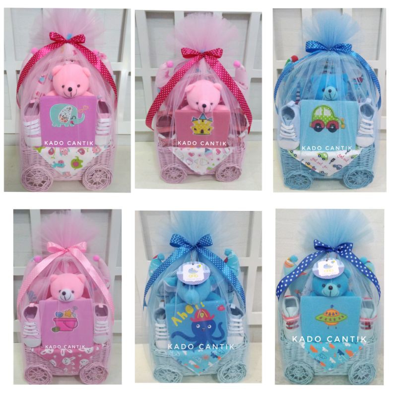 Parcel bayi / Kado kelahiran / Hampers bayi / babygiftset-Paket 3 Premium