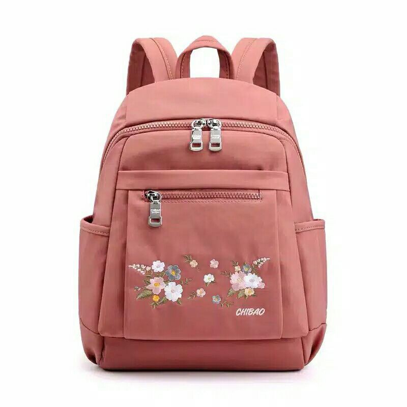 Original Tas Wanita Import Jinjing &amp; Ransel CHIBAO Bordir Bunga Anti Air SUPER Terbaru