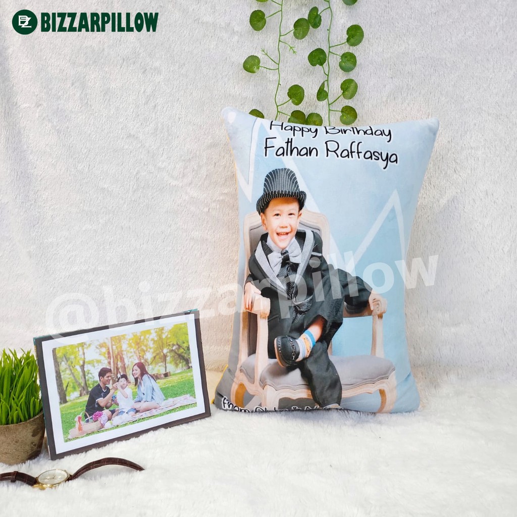 Bizzarpillow Bantal Foto Custom Fullprint 40x60 cm BZ023