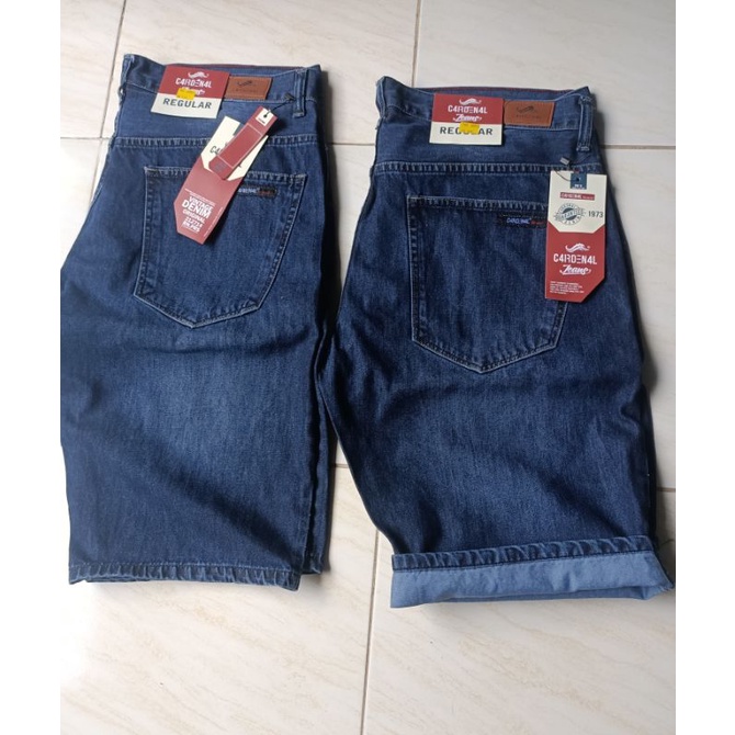 Celana Pendek Jeans CARDENAL Pria Big Size 39-44 Premium Original