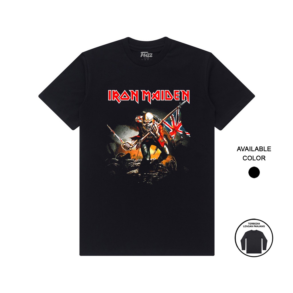 KAOS BAND METAL IRON MAIDEN T SHIRT BAJU DISTRO MUSIK PRIA WANITA PREMIUM ORIGINAL BANDUNG