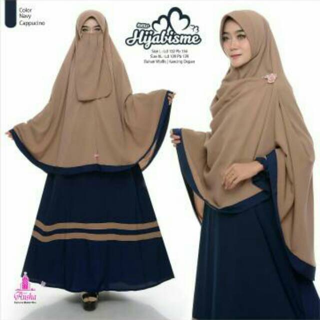 GAMIS HIJABISME FREE CADAR ORI AIISHA UK L.