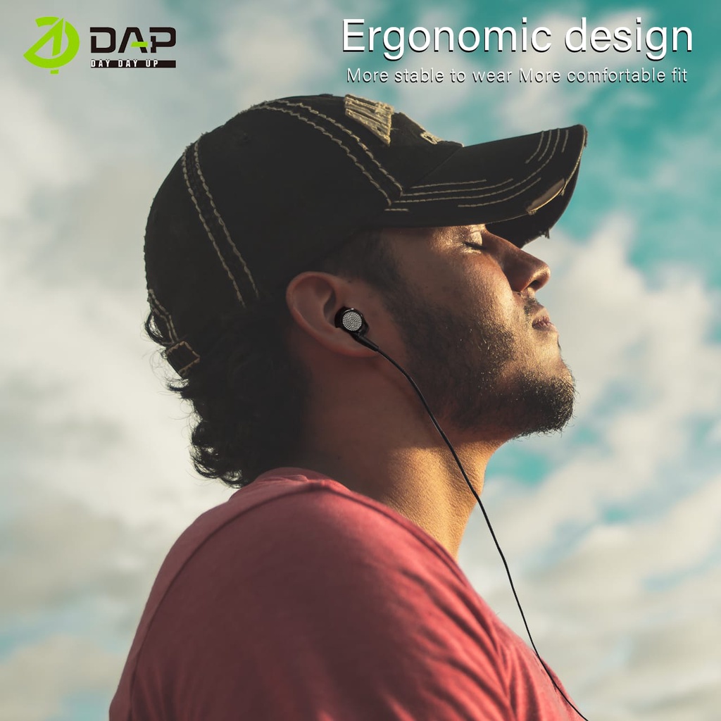 (DAP) Handsfree DAP MODEL DH-F3 HeadSet HI-FI STEREO EARPHONE  3.5 MM JACK DAP DHF3 HEADSET
