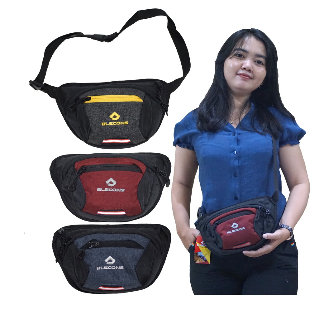 BEST PRODUCT tas pinggang waistbag westbag outdoor blecons adventure vegan hiking scope