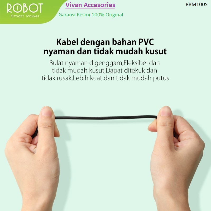 Robot RBM100S  data Cable Micro USB colorfull Kabel Data 2A /pcs