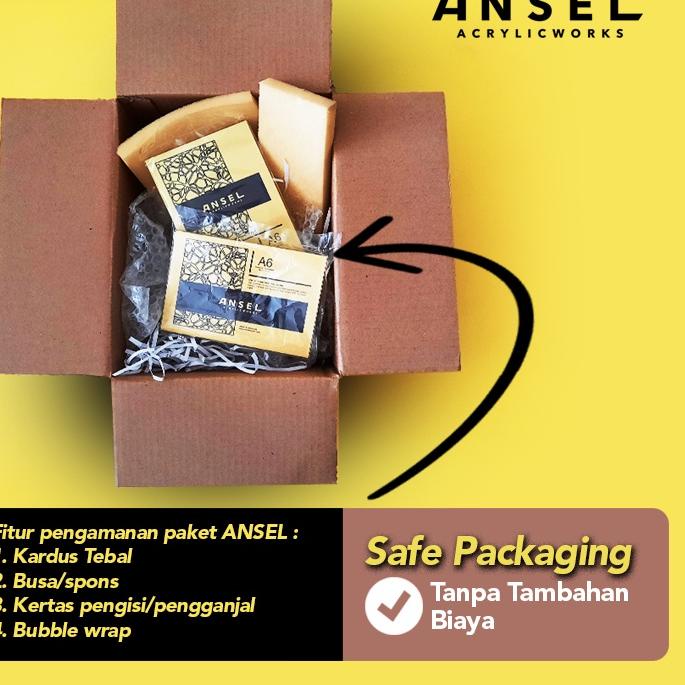 

Pasti Berkualitas ANSEL Tent Holder Akrilik Tipe T / A4 Vertikal 21x29,7 cm / Acrylic Display