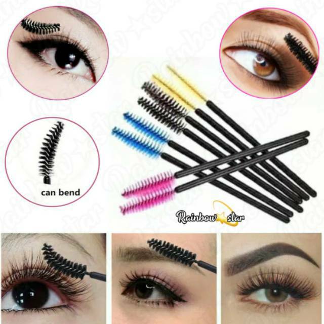 Mascara Wand / Sisir Maskara / Sisir Alis / Sisir Mascara / Spoolie / Sikat Bulu Mata