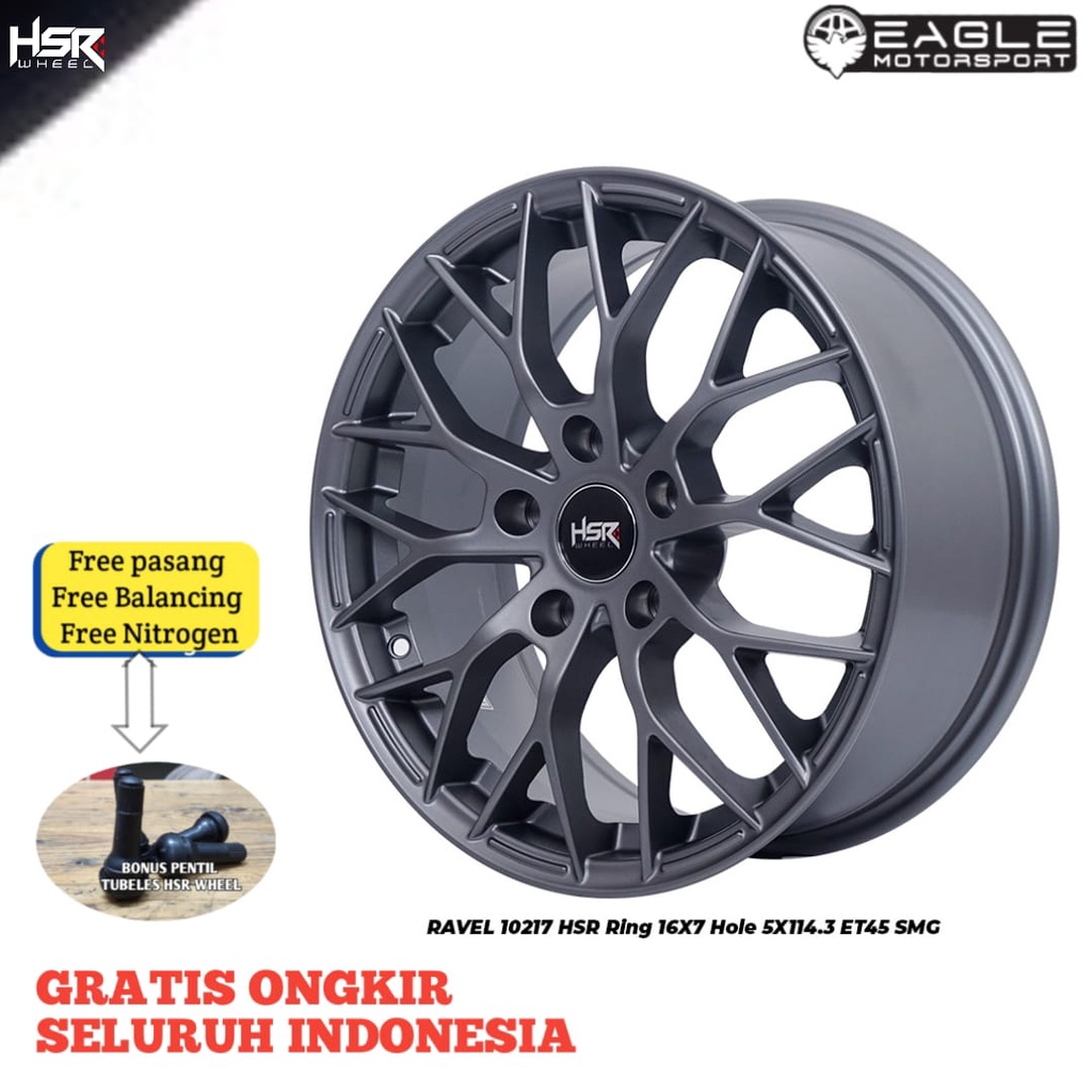Velg R16 Pelek Mobil Innova Xpander Terios Rush Ertiga Pelek ORIGINAL HSR RAVEL Ring 16