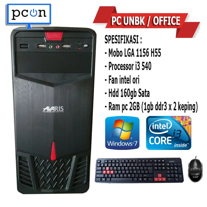 Komputer CPU PC Rakitan UNBK OFFICE I3 MURAH