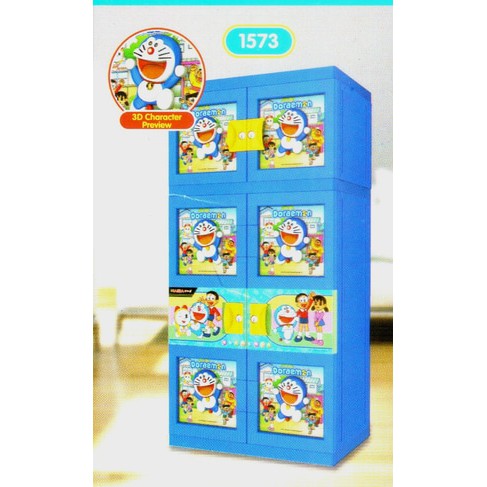 Promo Lemari  Plastik  Gantung Naiba Doraemon  3D 1573 