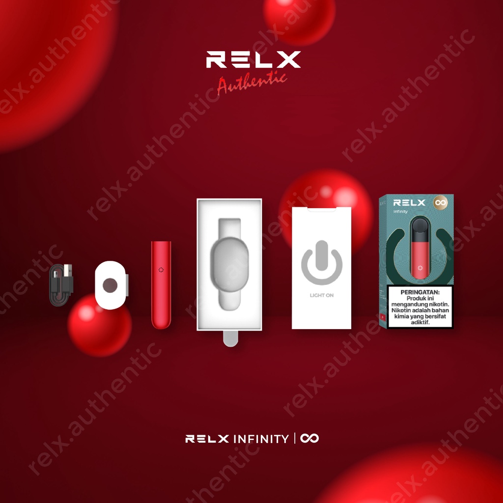 RELX Infinity Device Pro - Red / Sand Red. SuperSmooth™