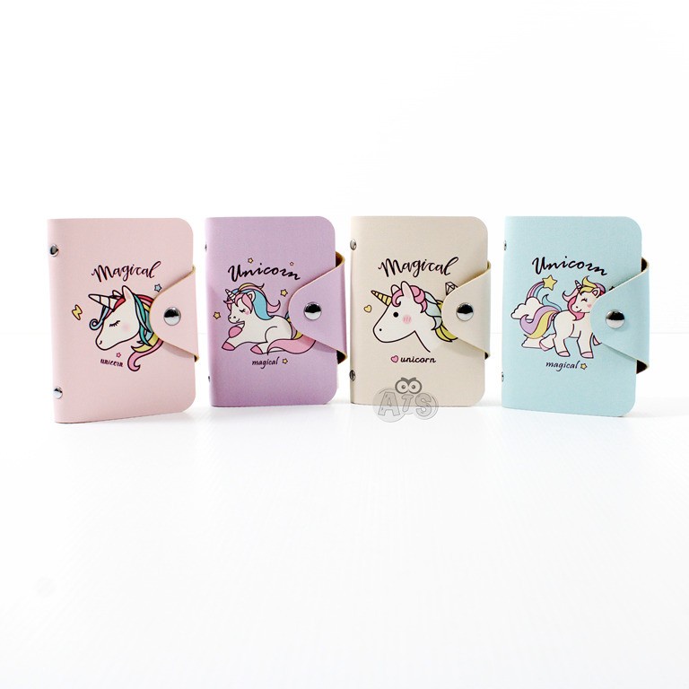 dompet kartu unicorn/ dompet kartu kulit/ dompet kartu 20 slot/ dompet kartu murah/ dompet kartu ana