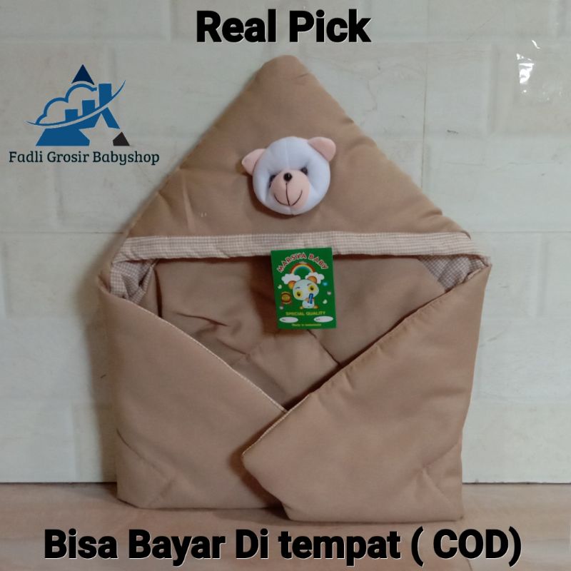 Selimut Bayi Topi Boneka Beruang