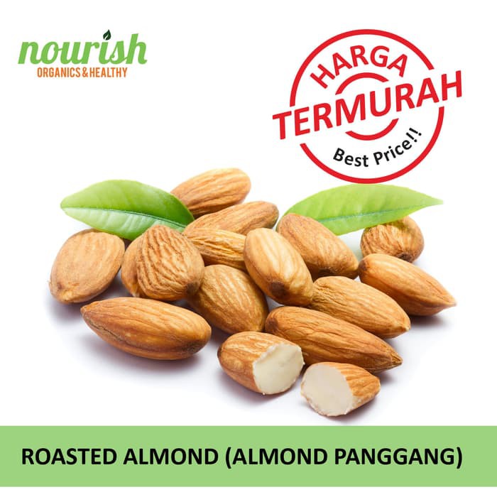 

Almond Panggang Original (Roasted Almond Plain) 500 gr