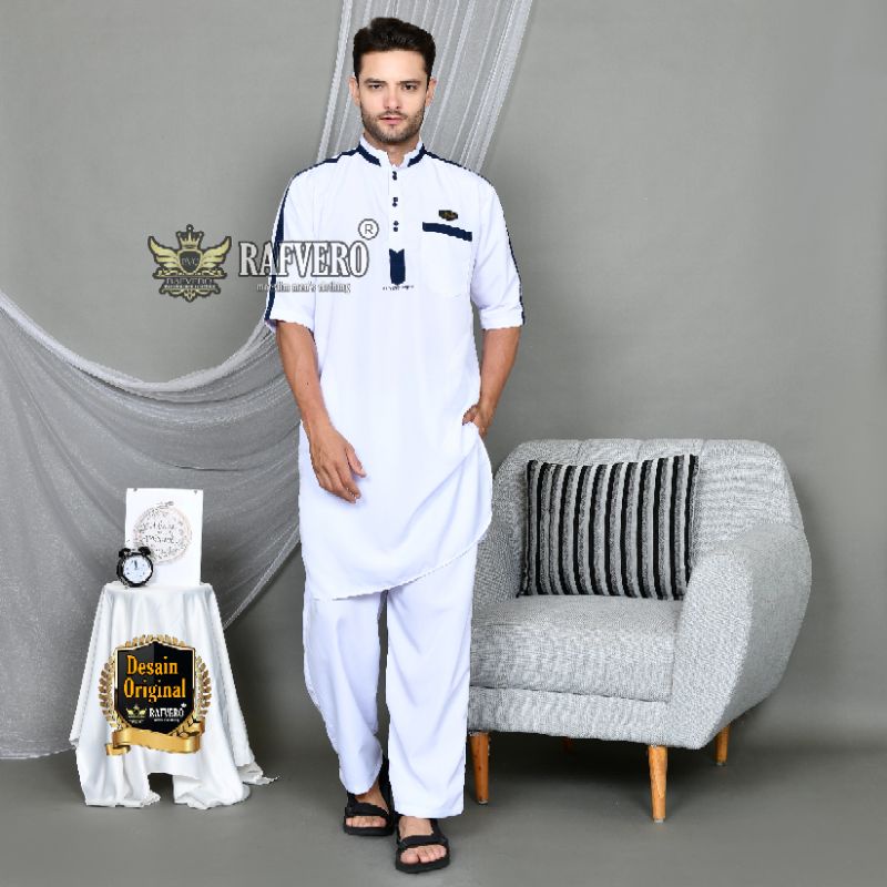 Setelan Pakistan Baju Muslim Pria ASSEGAF ORIGINAL RAFVERO