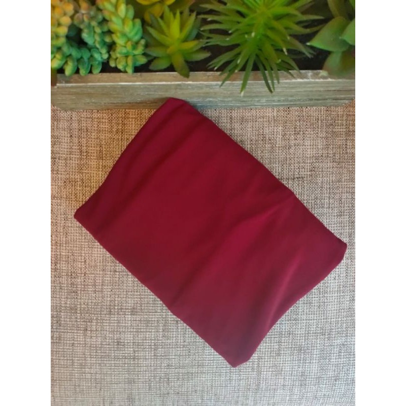 HIJAB CANTIK AFIFAH | ORIGINAL | AZZURASCARF | HIJAB INSTAN | BERGO | BERGO TALI | BERGO MARYAM |-Marun