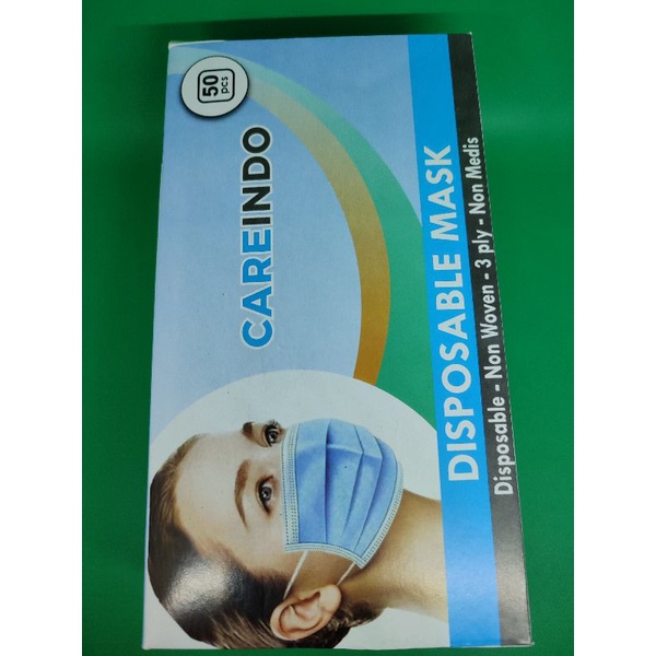 Masker 3 ply Isi 50 Pcs Grosir