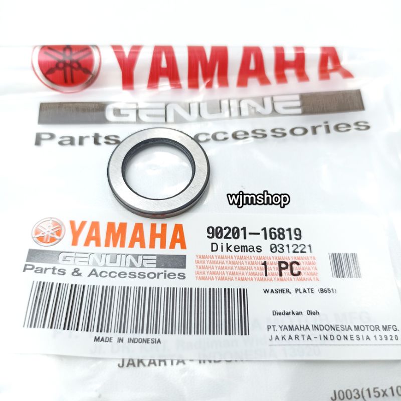 WASHER PLATE RING RUMAH ROLLER CVT BAGIAN DALAM NMAX. AEROX. LEXI 90201-16819 ORIGINAL YGP YAMAHA