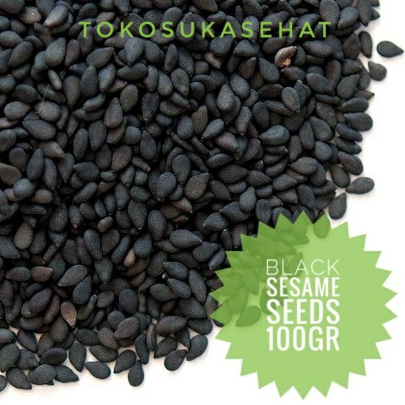 

Wijen Hitam Organik ( Black Sesame Seeds Organic ) -100gram