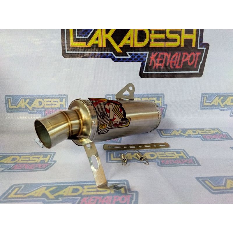 SILENCER (ONLY) KNALPOT KAWAHARA (INLET 38/50) BEAT MIO VARIO AEROX SCOOPY NMAX PCX LEXI ADV DLL