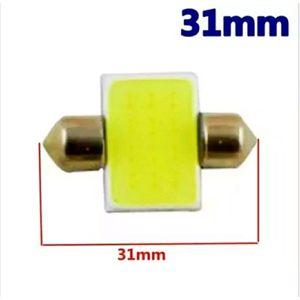 Lampu led plafon mobil kabin interior 31mm plasma cob super terang A-3-5-2