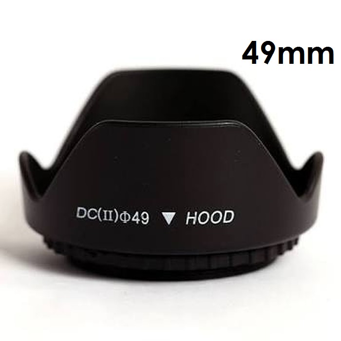 Lens Hood 49 mm Mennon 49mm Flower Tulip Ulir U/ Canon Sony