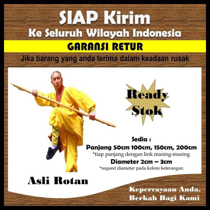 Jual Toya Rotan 150Cm - Kayu Rotan - Tongkat Rotan - Tongkat Pramuka