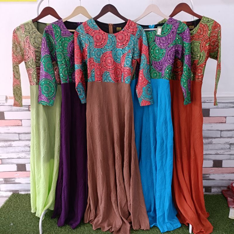 Dress Wanita Muslim / Dress Pesta Cheva