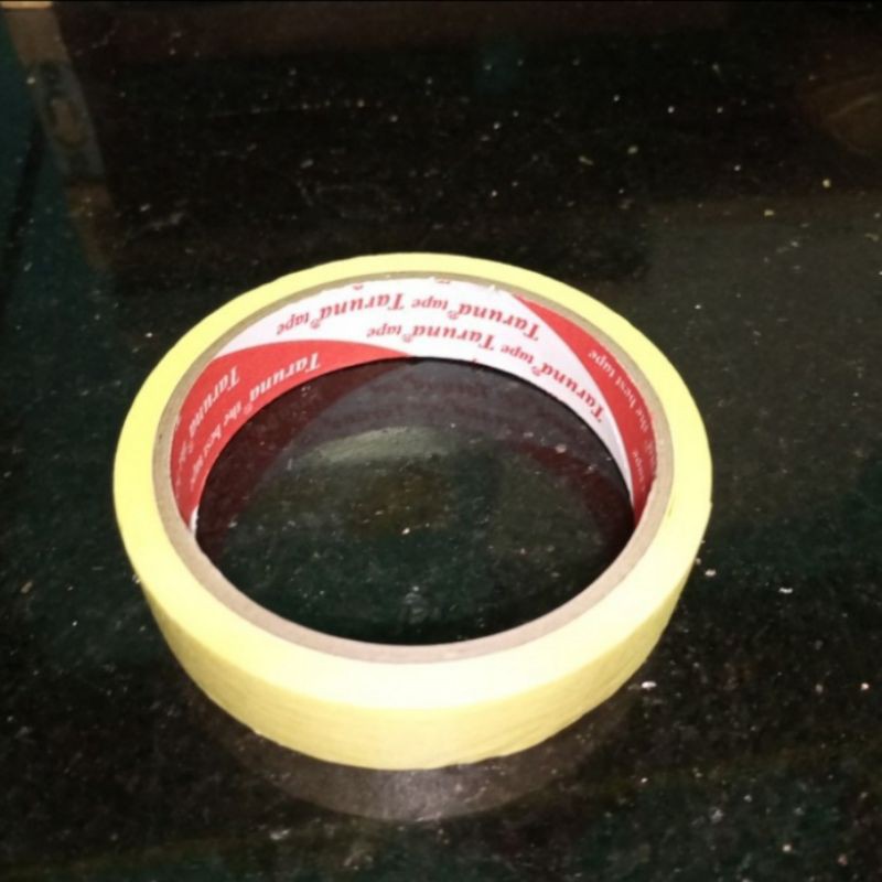 

LAKBAN KERTAS 1 INCH MURAH EKONOMIS Masking Tape Perekat solatip selotip solasi isolasi - Armina Art