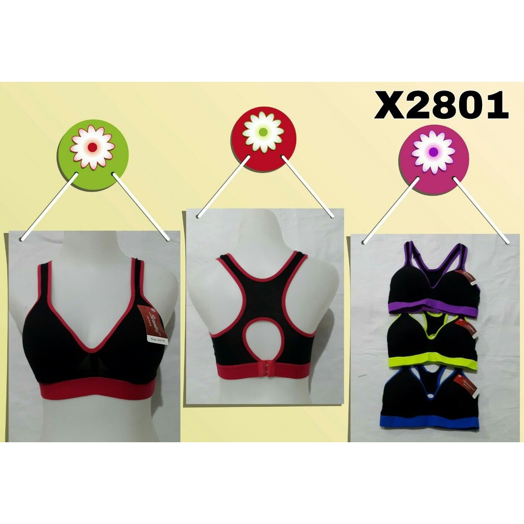 BRA 119 BH SPORT SENAM CUTE CANTIK SEXY TANPA KAWAT