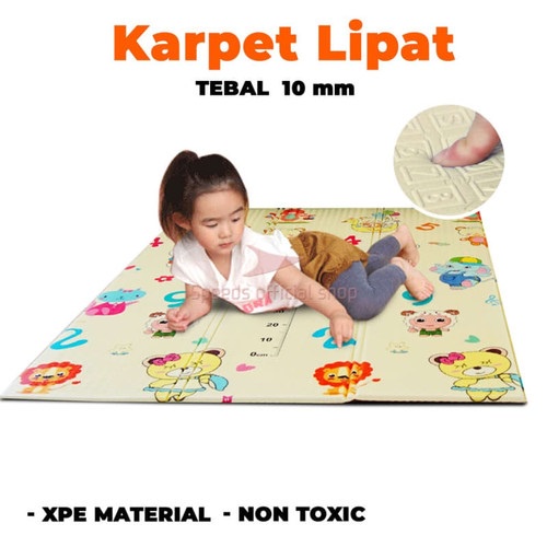 Karpet Lipat Playmat Matras Bayi 180x200