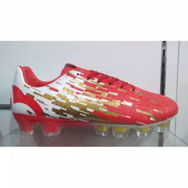 ( 15% OFF ) Sepatu Bola Ortuseight Blizzard SE Fg Red Gold White original