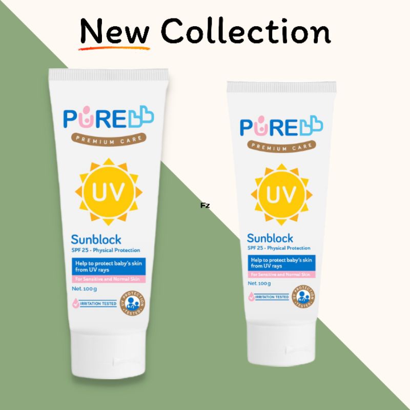 Sunblock bayi Pure BB Sunblock 100gr Sunblock Anak